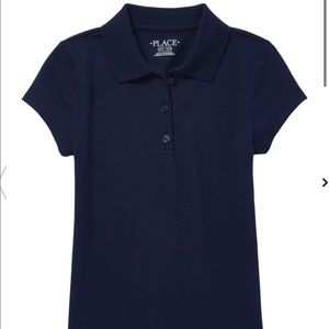 Children Place Tidal School Shirt Collar